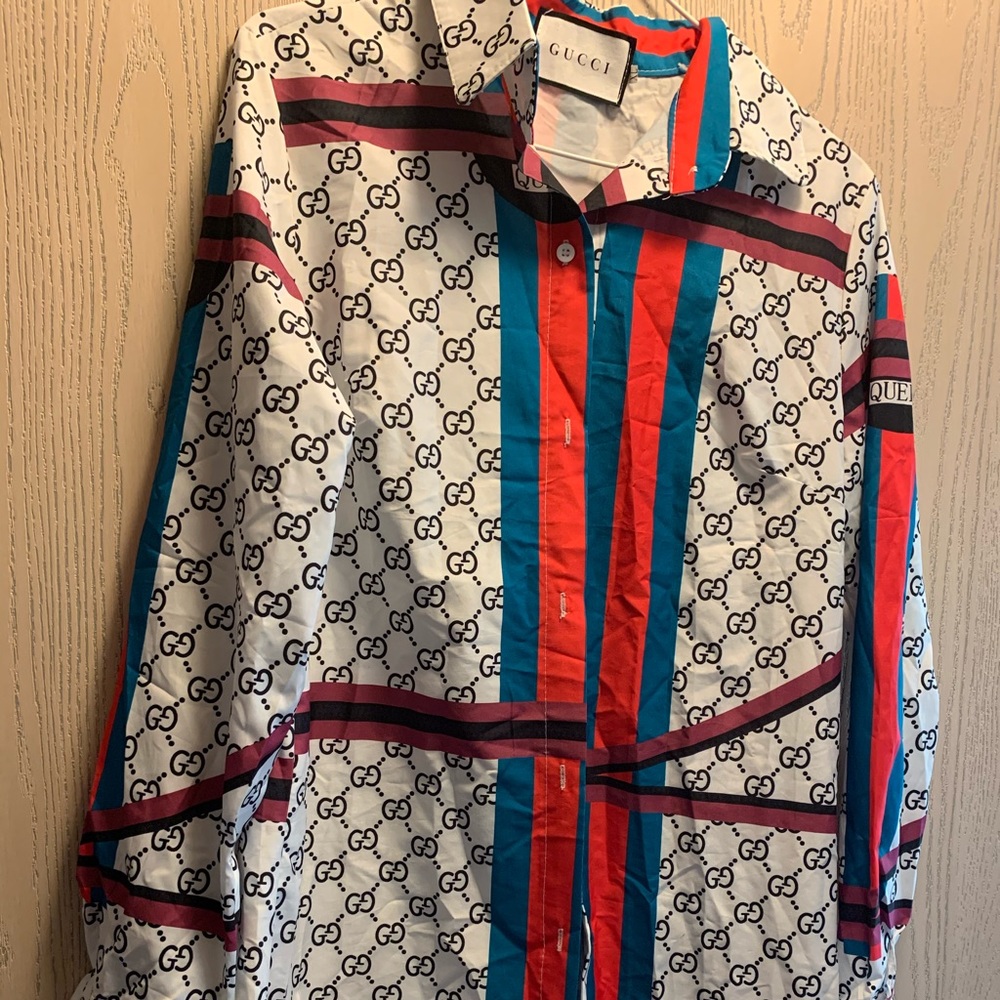 Gucci button down shirt